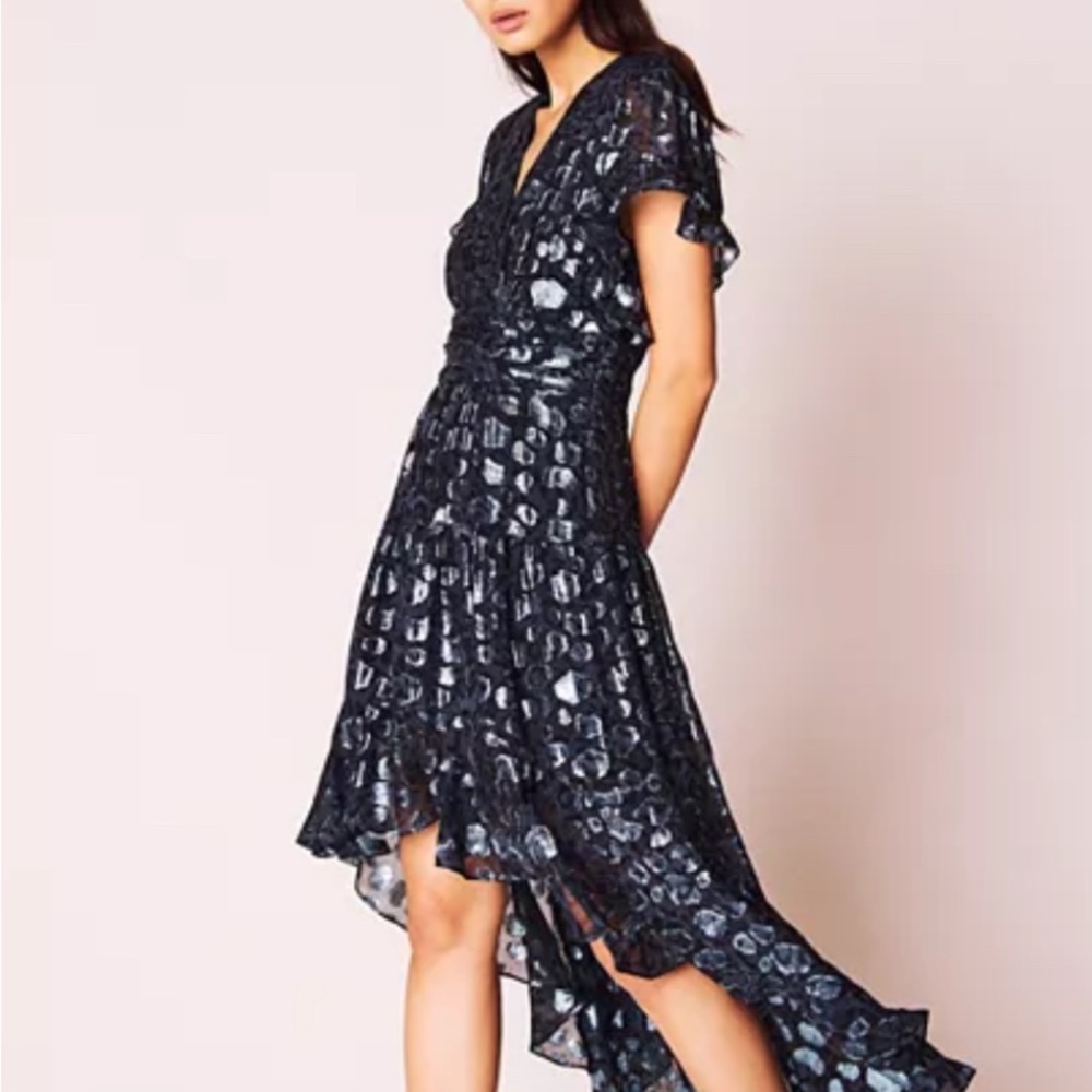 Ramy Brook night blue Robe Grace Dress size M